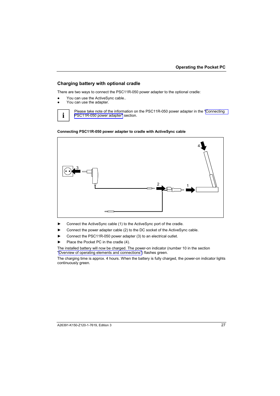 Fujitsu Siemens Computers LOOX 400 User Manual | Page 35 / 66