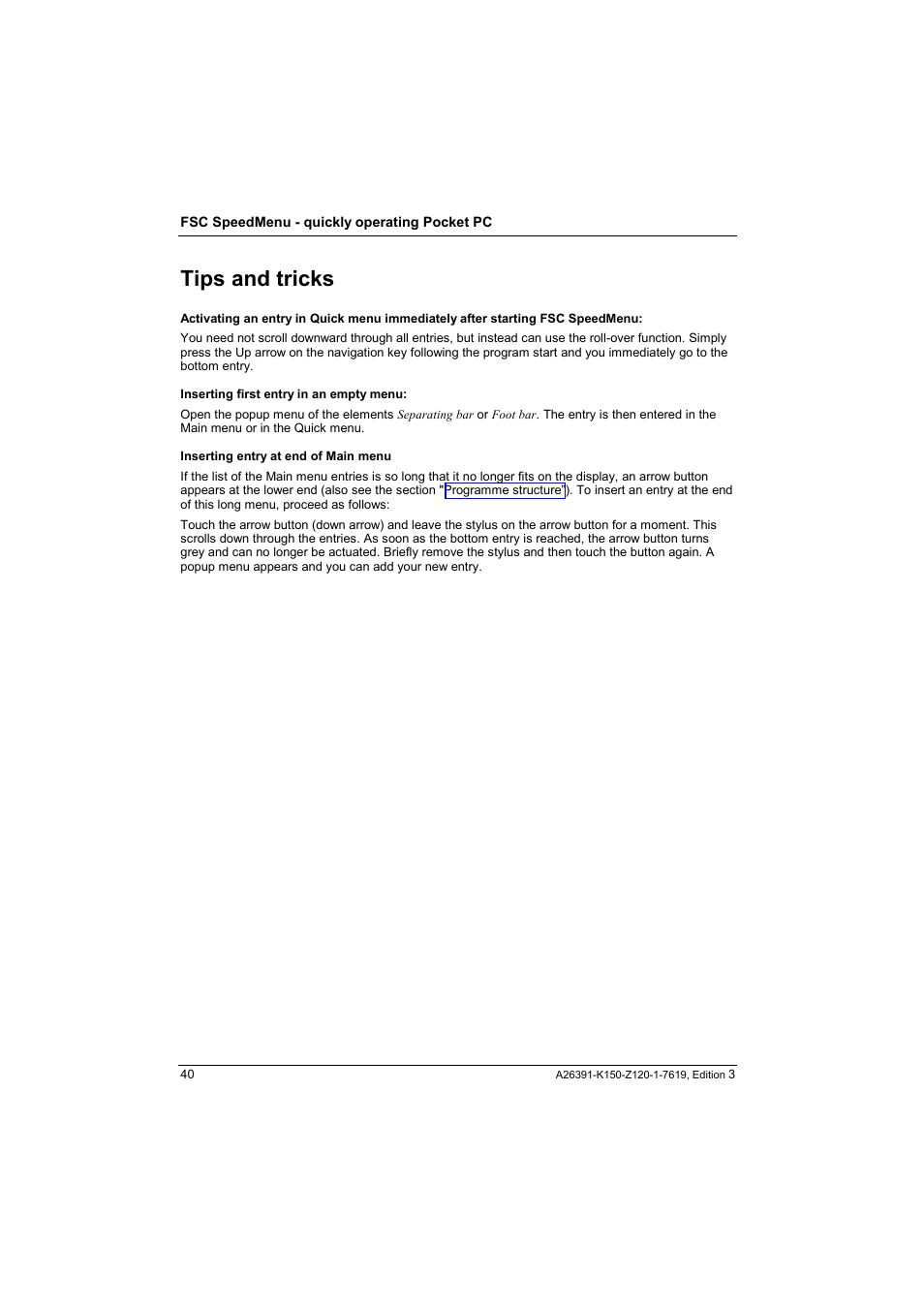 Tips and tricks | Fujitsu Siemens Computers LOOX 400 User Manual | Page 48 / 66