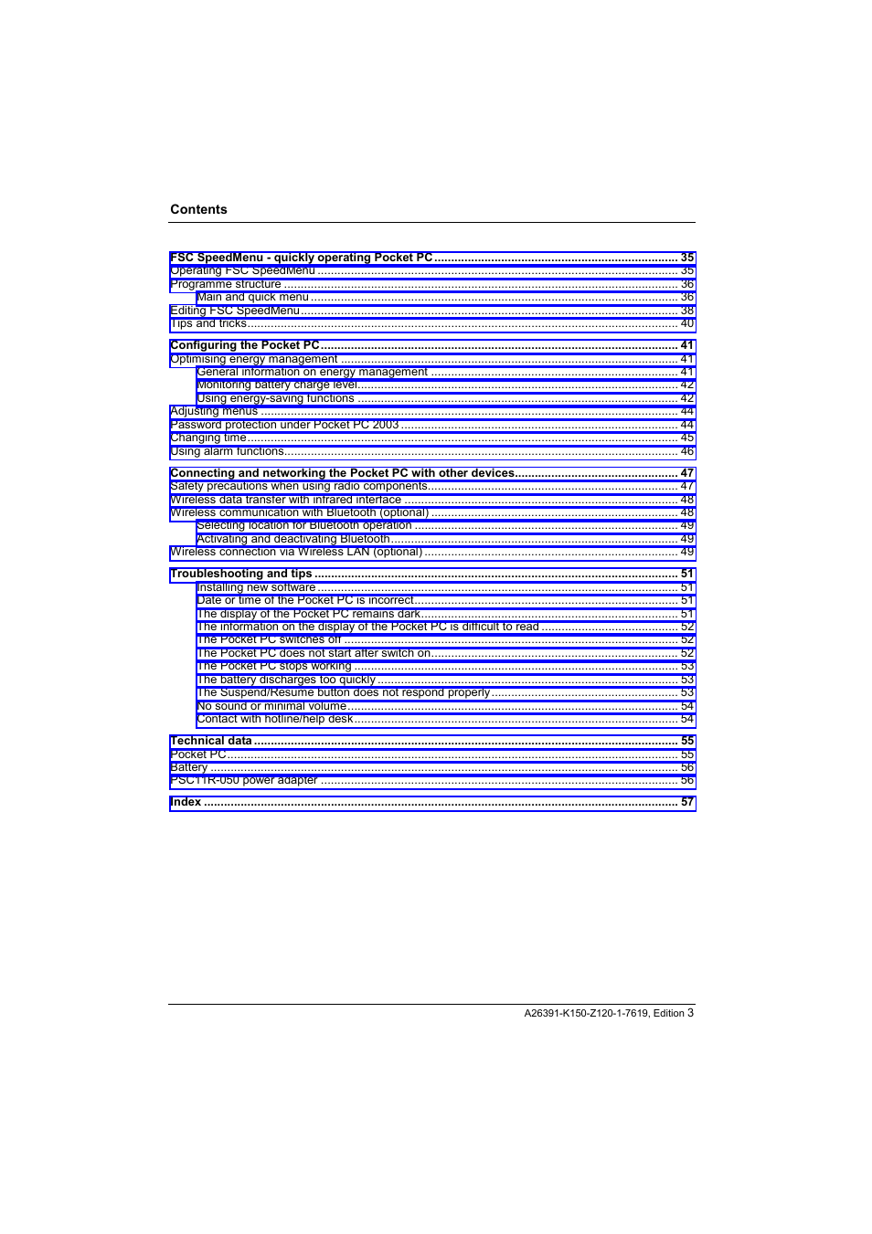 Fujitsu Siemens Computers LOOX 400 User Manual | Page 8 / 66