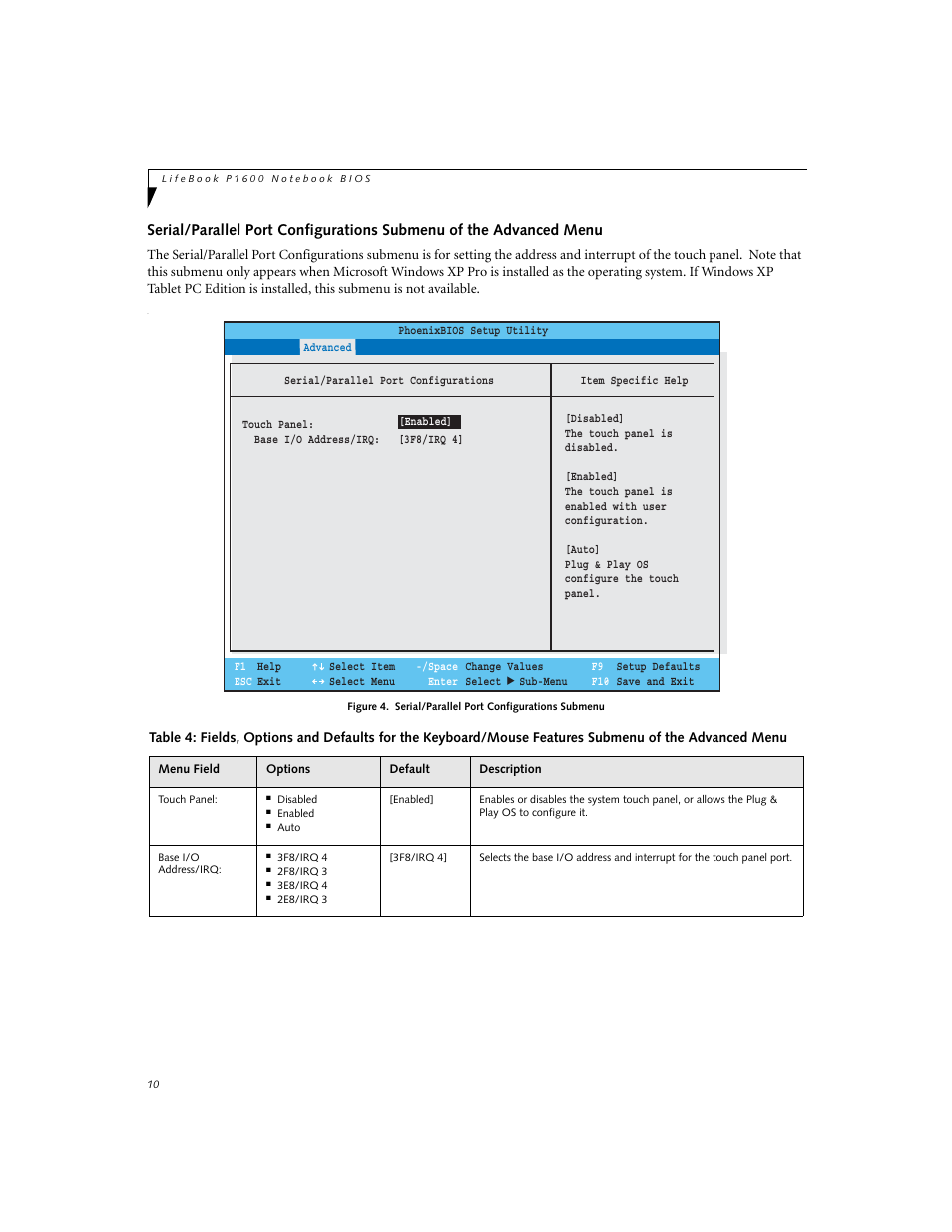 Fujitsu Siemens Computers P1610 User Manual | Page 10 / 27