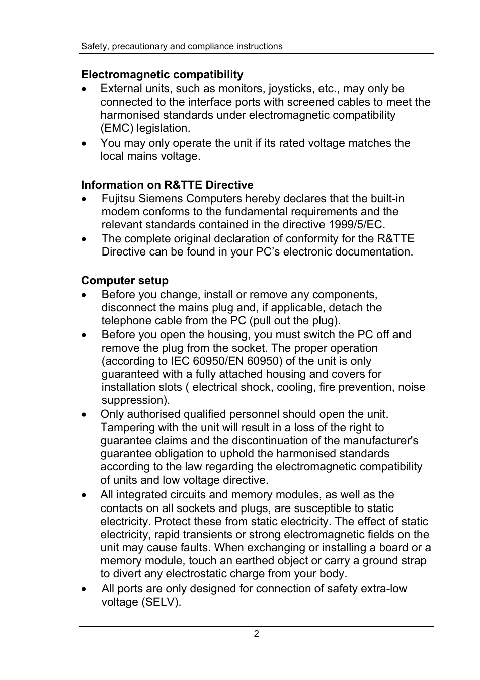 Fujitsu Siemens Computers Fujitsu-Siemens PC User Manual | Page 11 / 96
