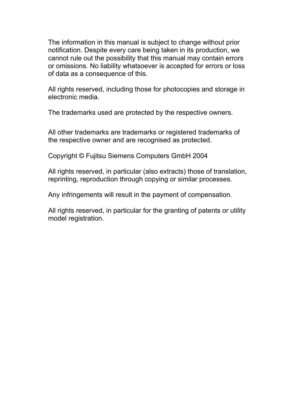 Fujitsu Siemens Computers Fujitsu-Siemens PC User Manual | Page 3 / 96