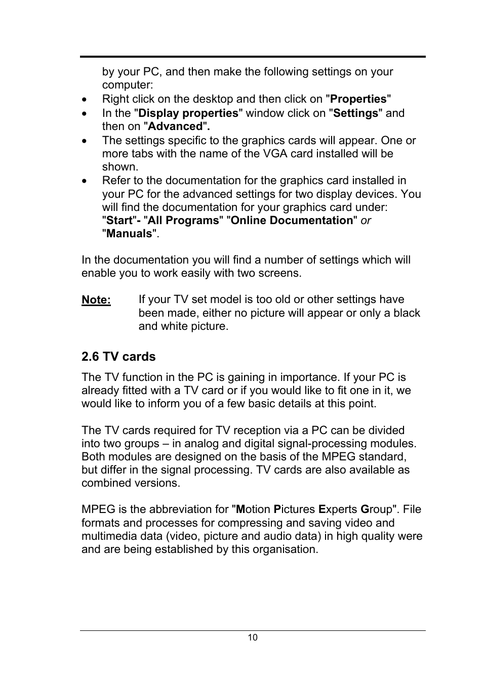 6 tv cards | Fujitsu Siemens Computers Fujitsu-Siemens PC User Manual | Page 36 / 96
