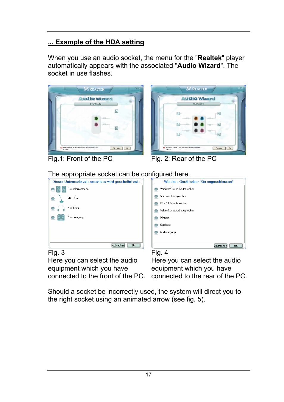 Example of the hda setting | Fujitsu Siemens Computers Fujitsu-Siemens PC User Manual | Page 43 / 96