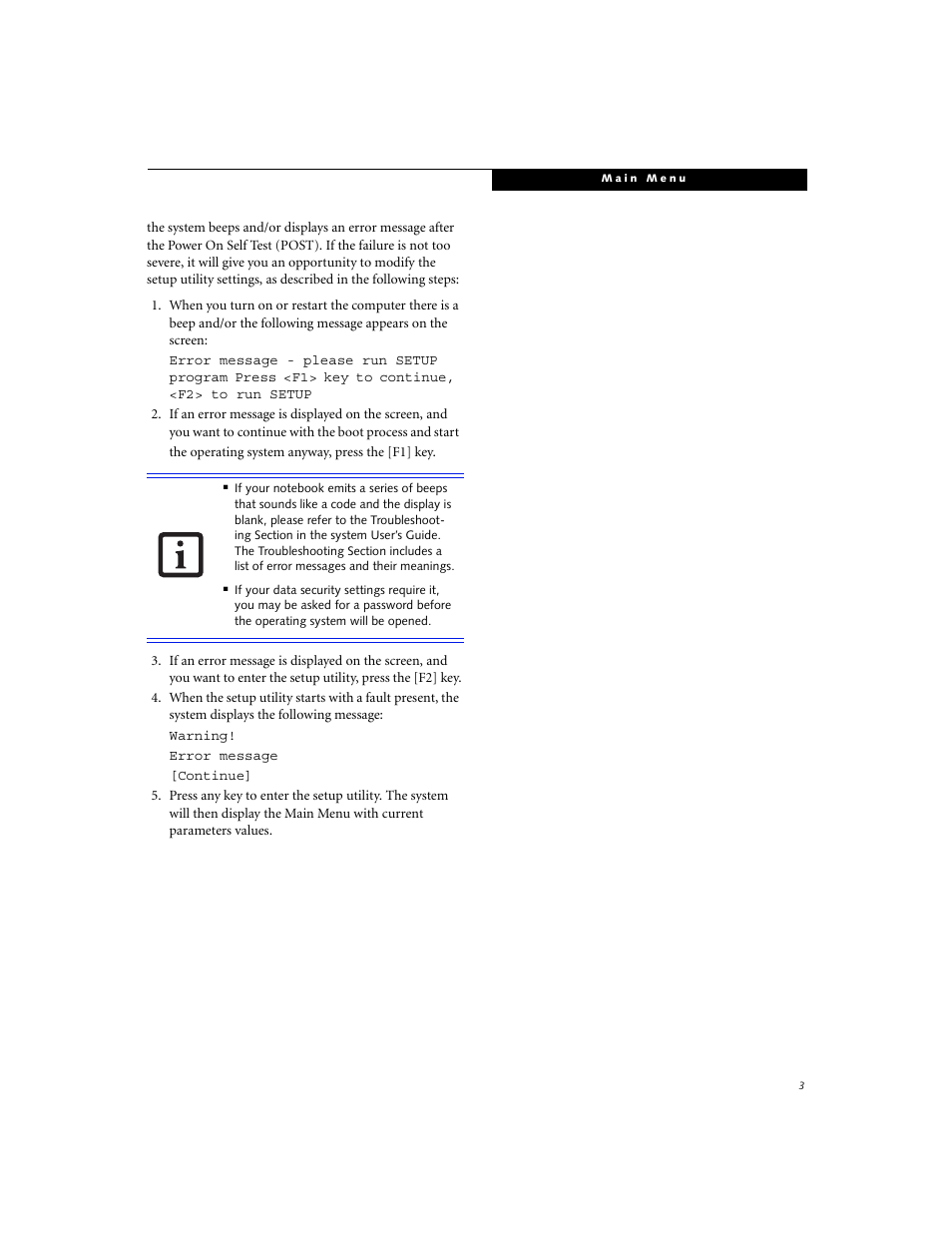 Fujitsu Siemens Computers P7230 User Manual | Page 3 / 29
