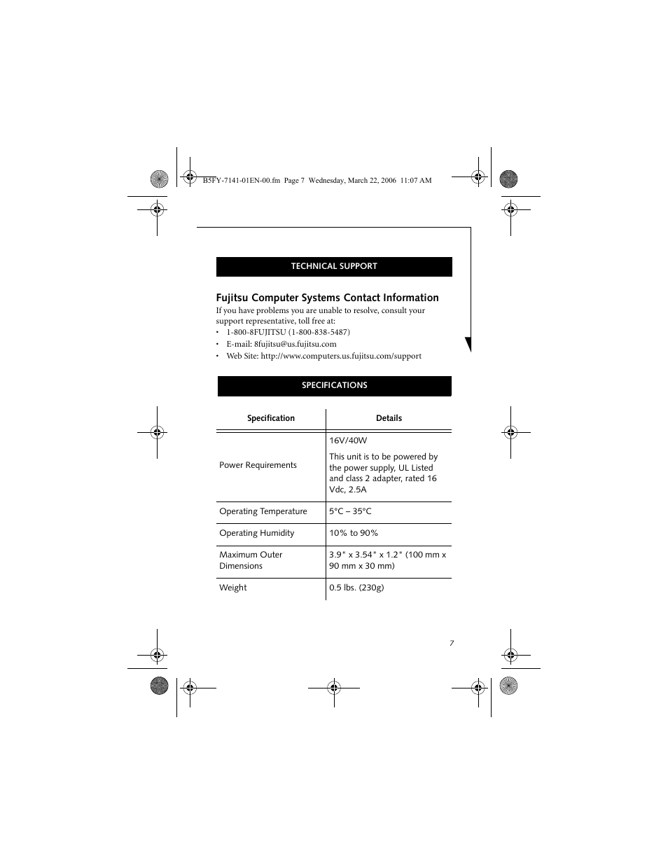 Fujitsu Siemens Computers FPCBC22 User Manual | Page 7 / 12