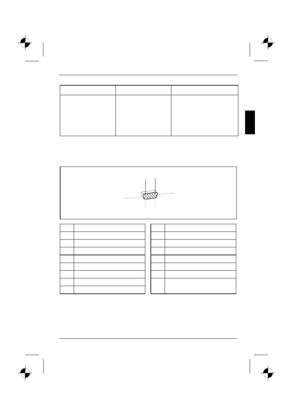 Pin assignment d-sub | Fujitsu Siemens Computers C551 User Manual | Page 23 / 24