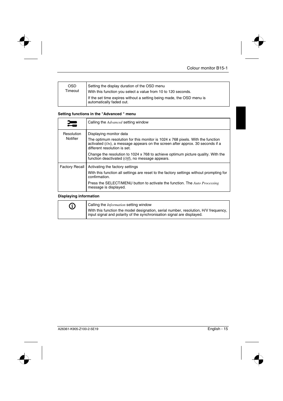 Fujitsu Siemens Computers B15-1 User Manual | Page 17 / 24