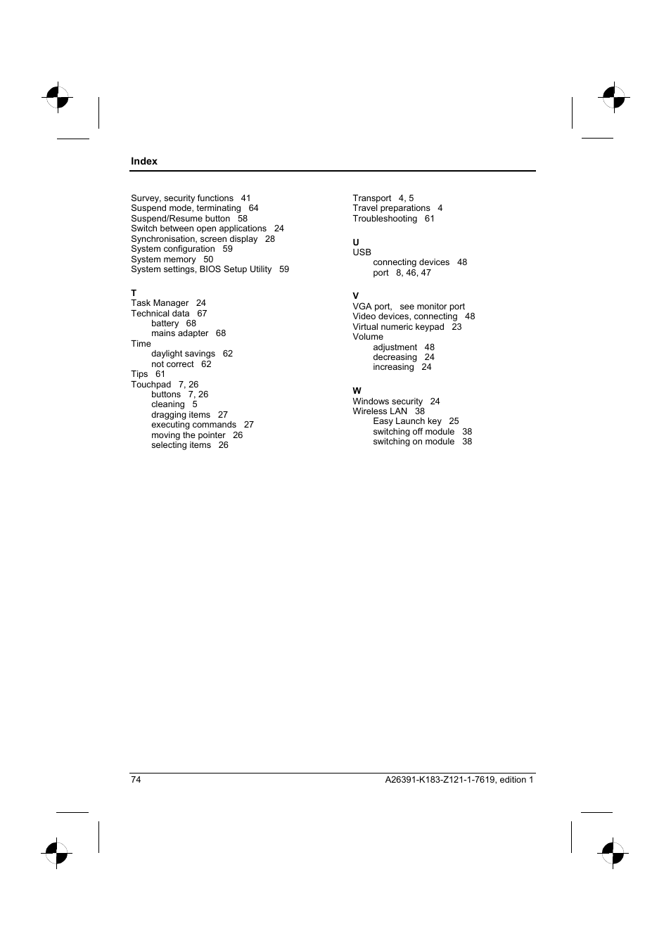 Fujitsu Siemens Computers AMILO Pro V2035 User Manual | Page 84 / 84