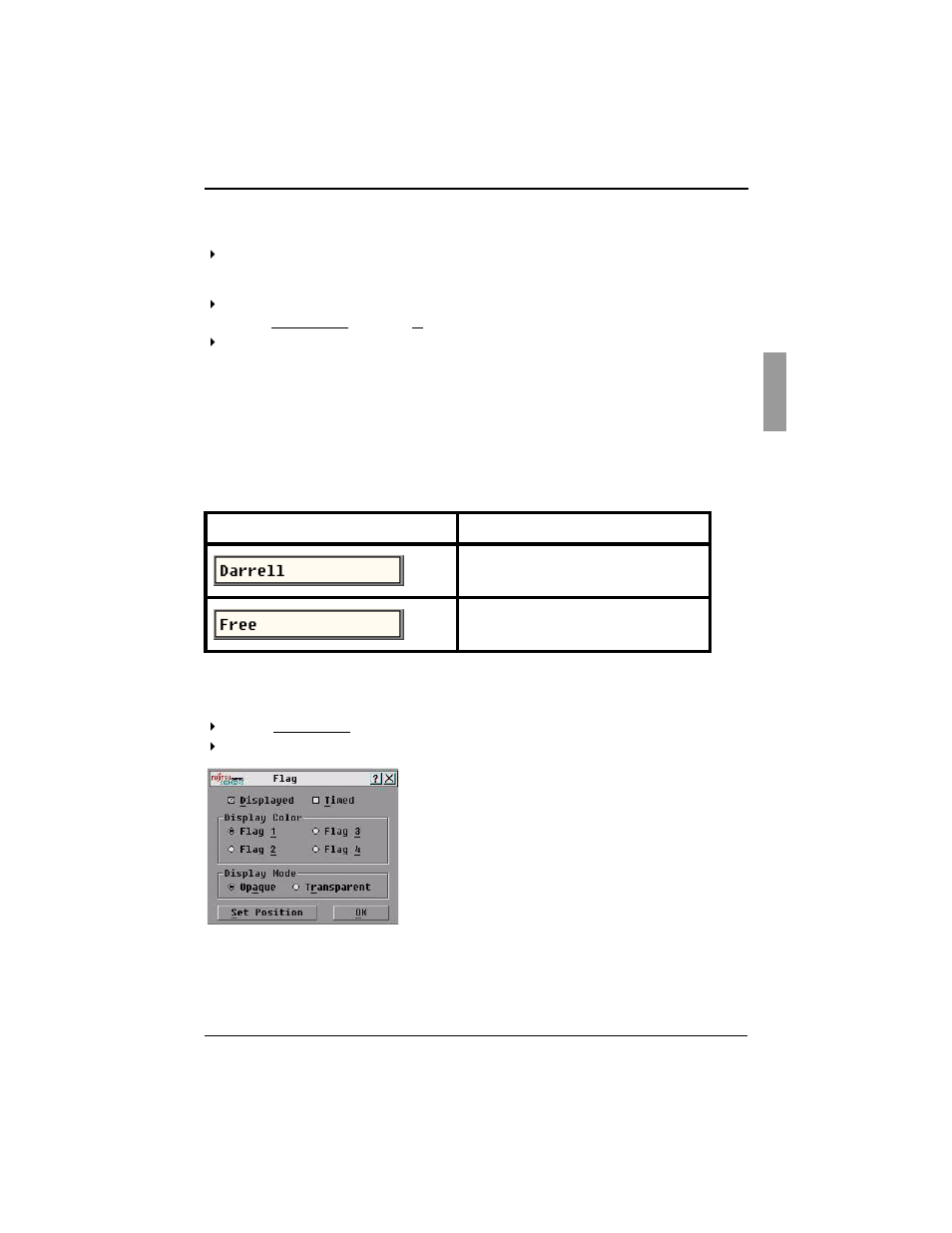 3 controlling the status flag, Controlling the status flag | Fujitsu Siemens Computers BX600 User Manual | Page 23 / 48