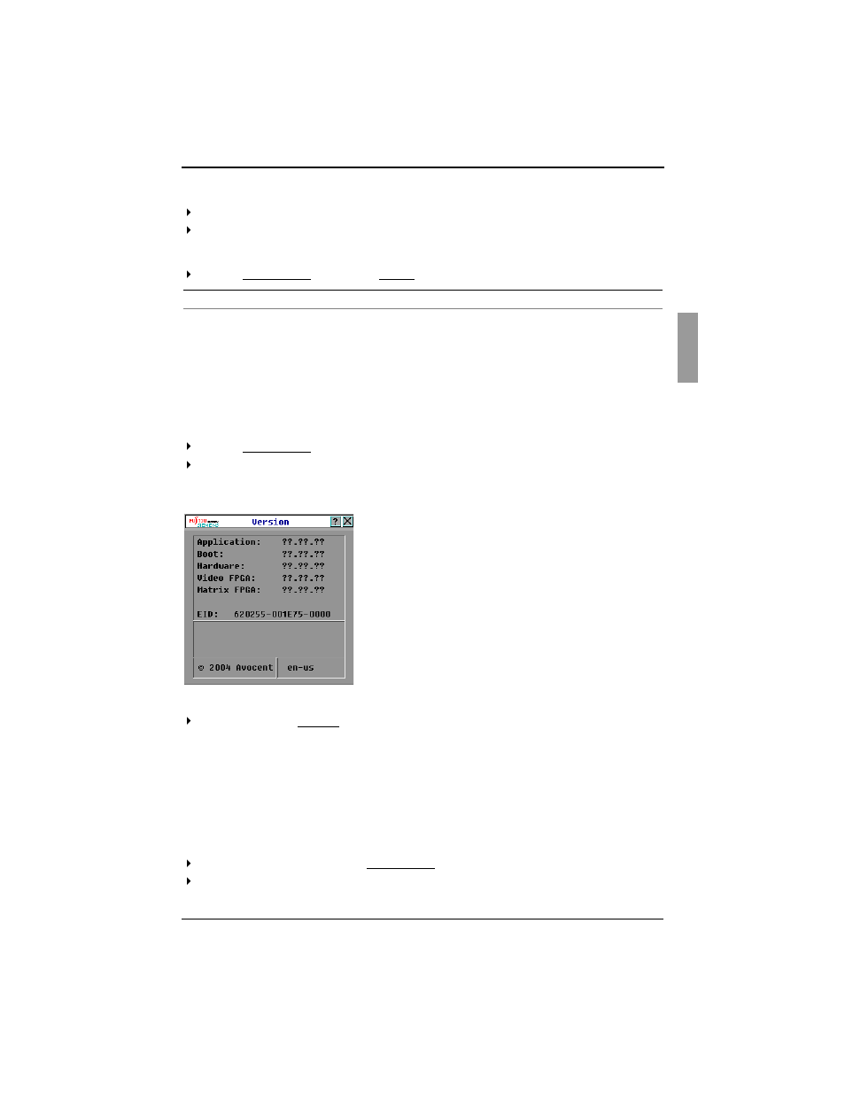 5 displaying version information, 6 scanning your system, Displaying version information | Scanning your system | Fujitsu Siemens Computers BX600 User Manual | Page 27 / 48