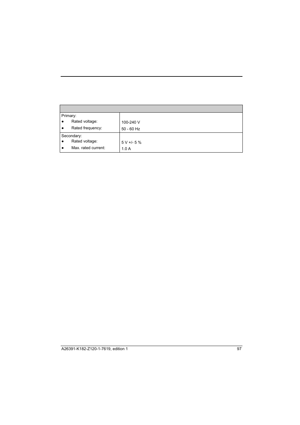 Power adapter | Fujitsu Siemens Computers Loox T User Manual | Page 107 / 118