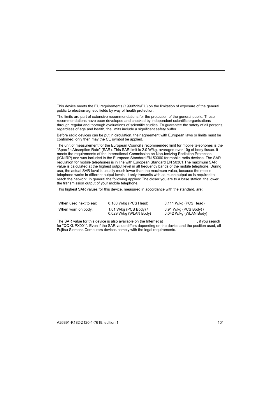 Fujitsu Siemens Computers Loox T User Manual | Page 111 / 118