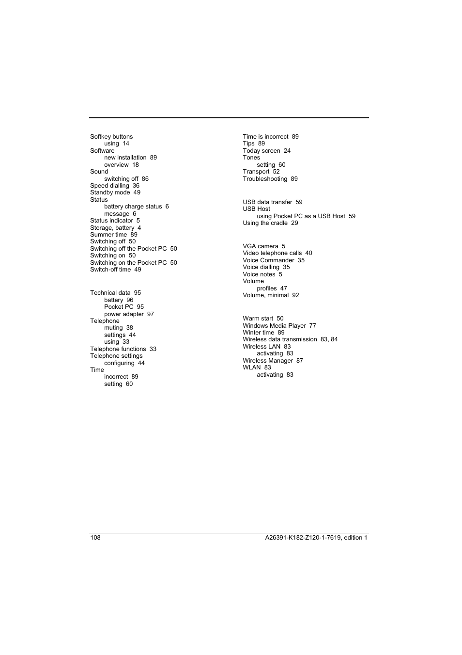 Fujitsu Siemens Computers Loox T User Manual | Page 118 / 118