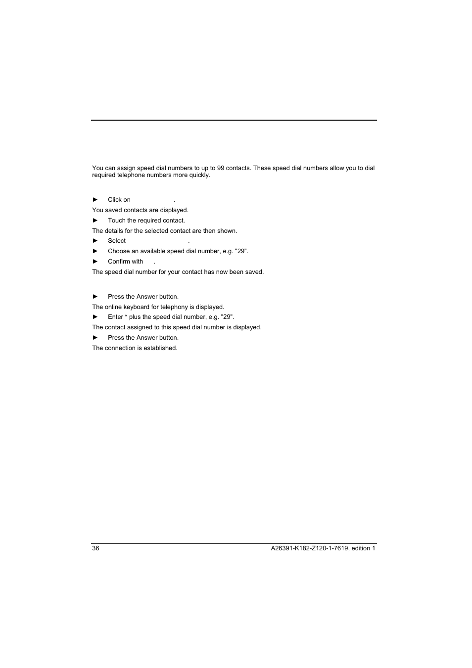 Speed dial function | Fujitsu Siemens Computers Loox T User Manual | Page 46 / 118