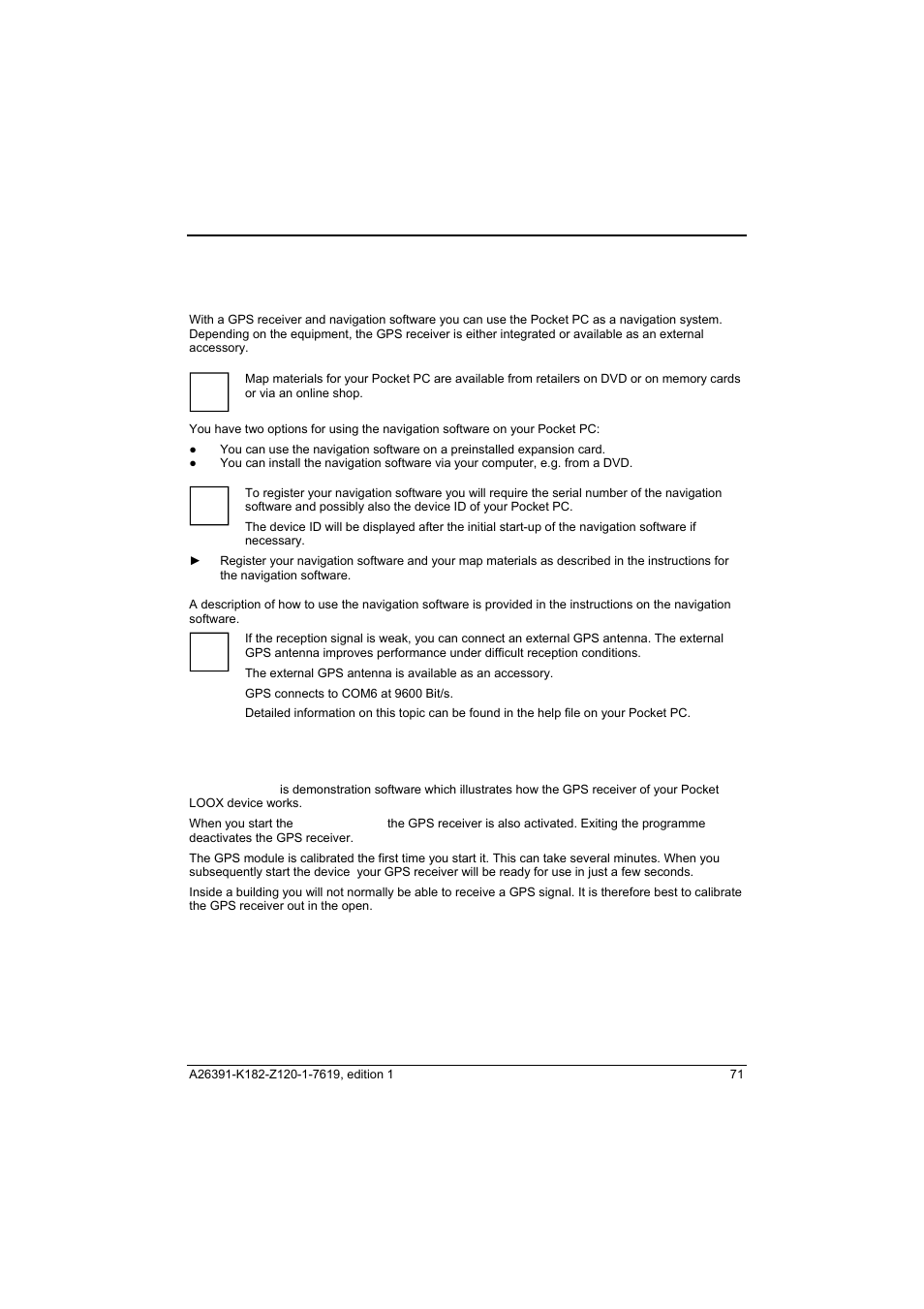 Using gps functions, Fsc gpslocator | Fujitsu Siemens Computers Loox T User Manual | Page 81 / 118