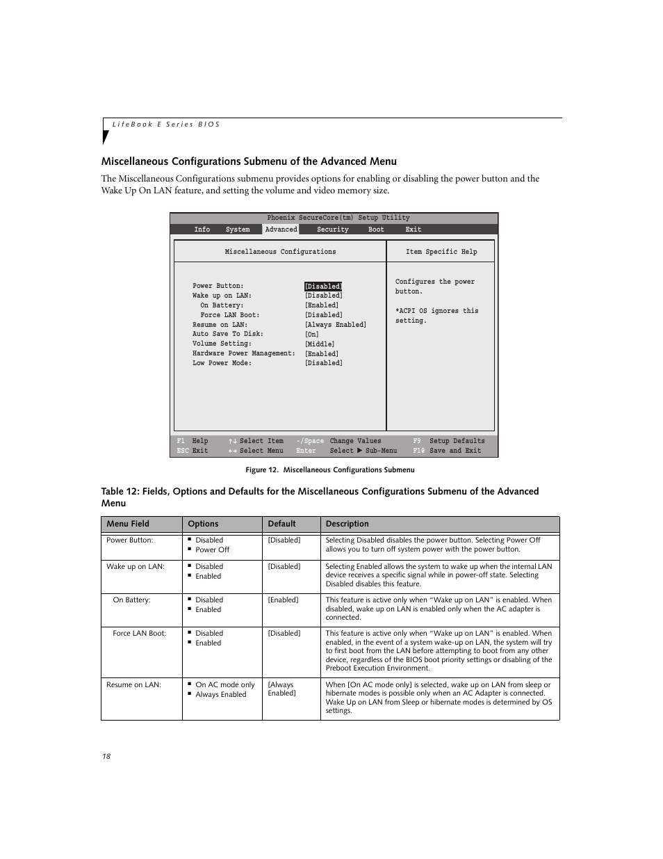 Fujitsu Siemens Computers LifeBook E8420 User Manual | Page 18 / 30