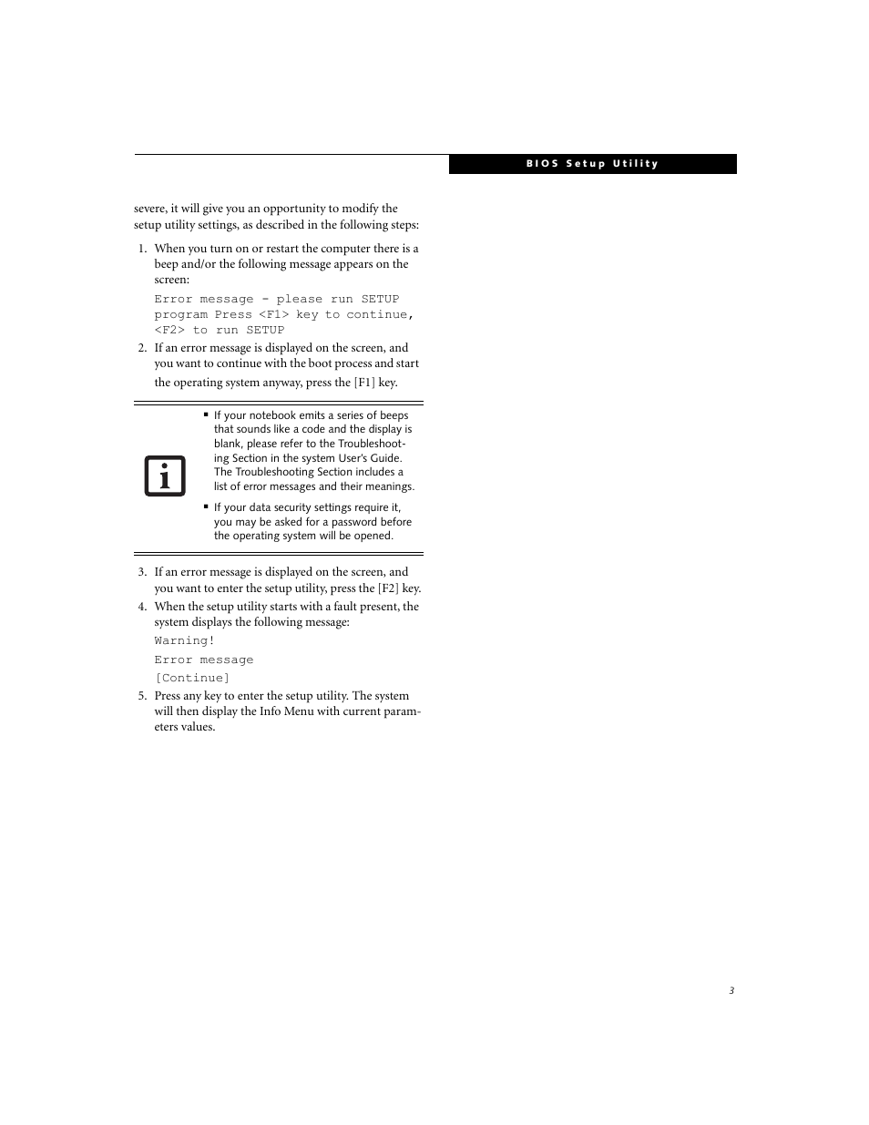 Fujitsu Siemens Computers LifeBook E8420 User Manual | Page 3 / 30