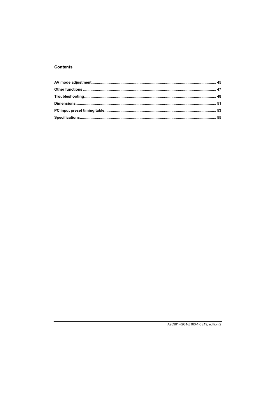 Fujitsu Siemens Computers V17-1 User Manual | Page 8 / 64