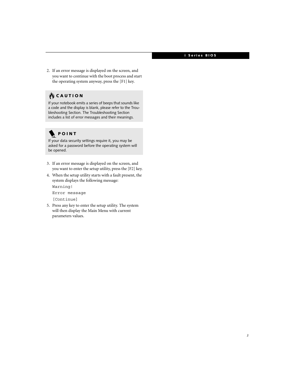 Fujitsu Siemens Computers LifeBook i Series User Manual | Page 3 / 36