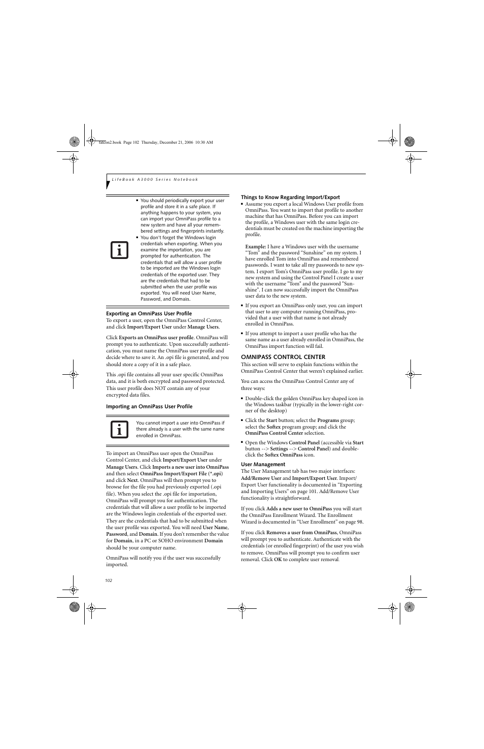 Fujitsu Siemens Computers LifeBook A3120 User Manual | Page 112 / 120