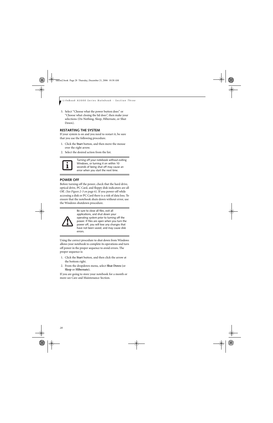Fujitsu Siemens Computers LifeBook A3120 User Manual | Page 38 / 120