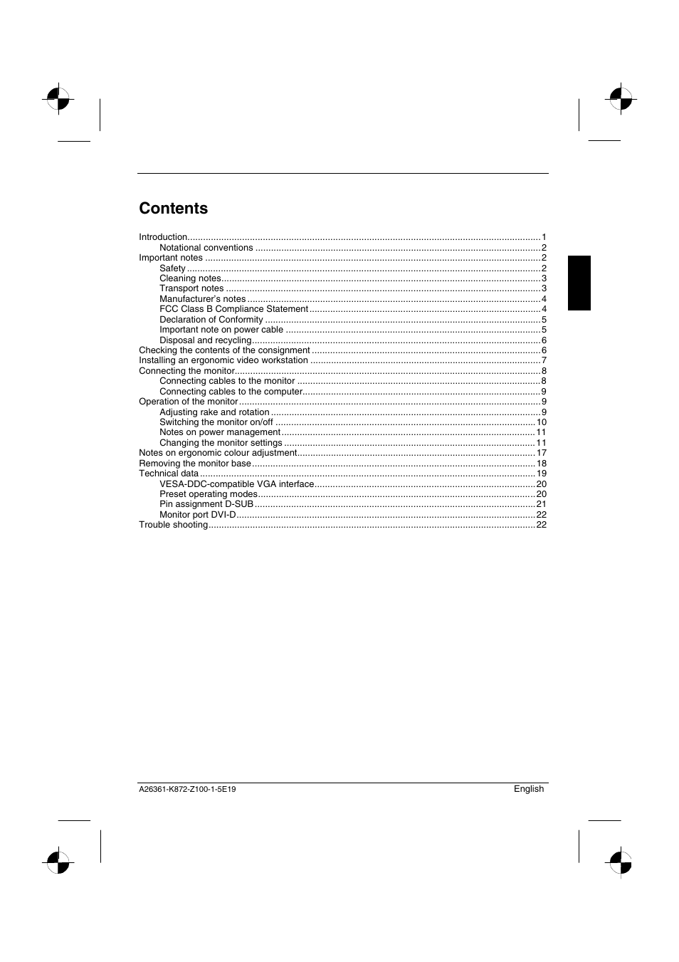 Fujitsu Siemens Computers 5110 FA User Manual | 25 pages