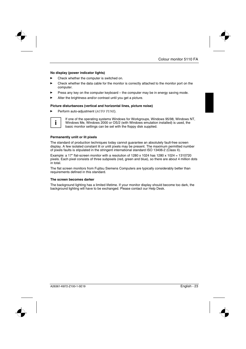 Fujitsu Siemens Computers 5110 FA User Manual | Page 25 / 25