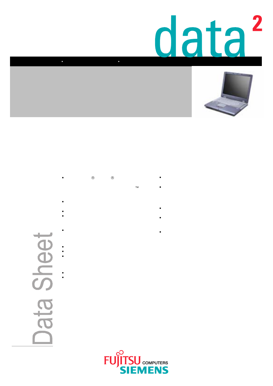 Fujitsu Siemens Computers Lifebook E2010 User Manual | 2 pages