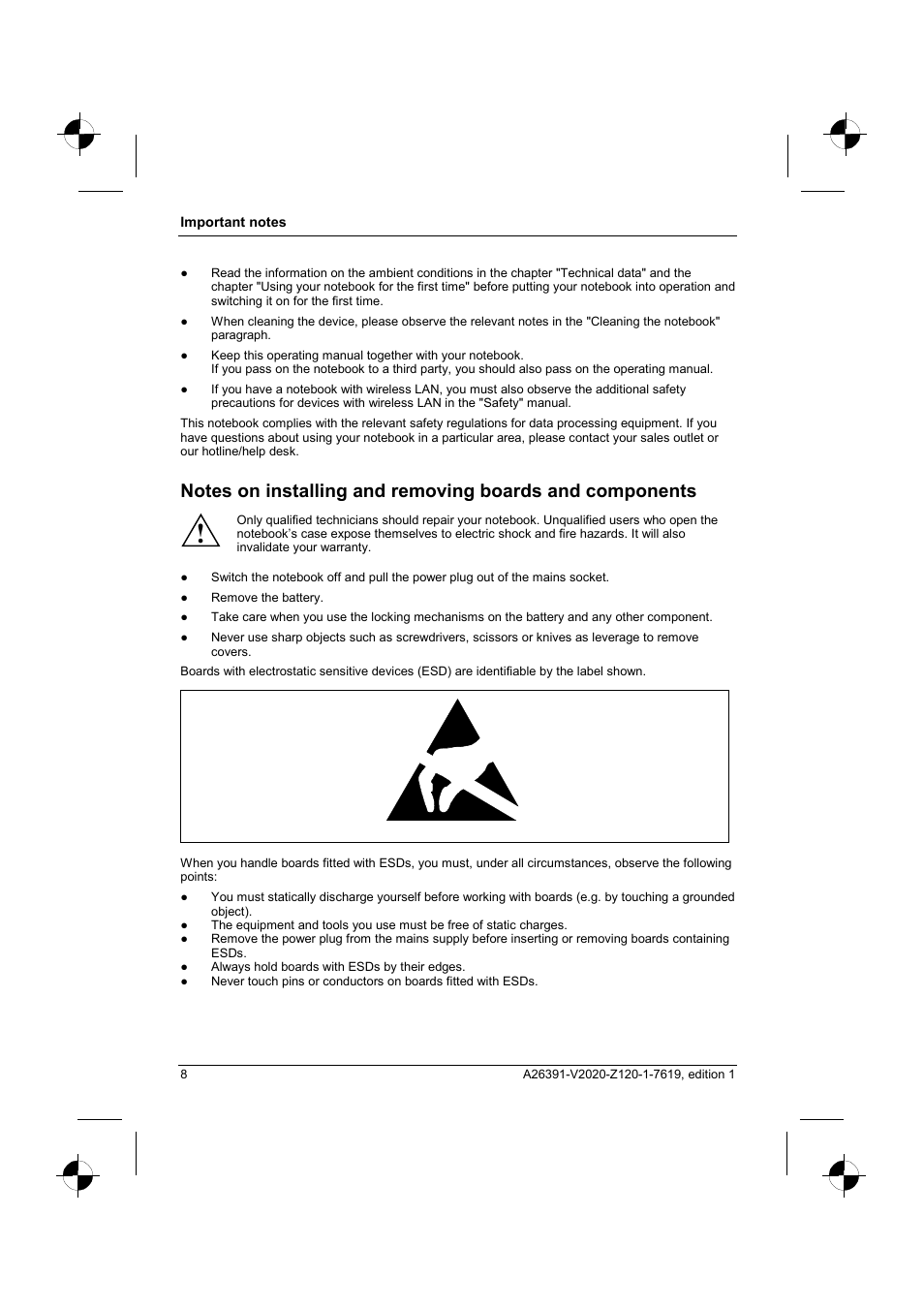 Fujitsu Siemens Computers V2020 User Manual | Page 16 / 60