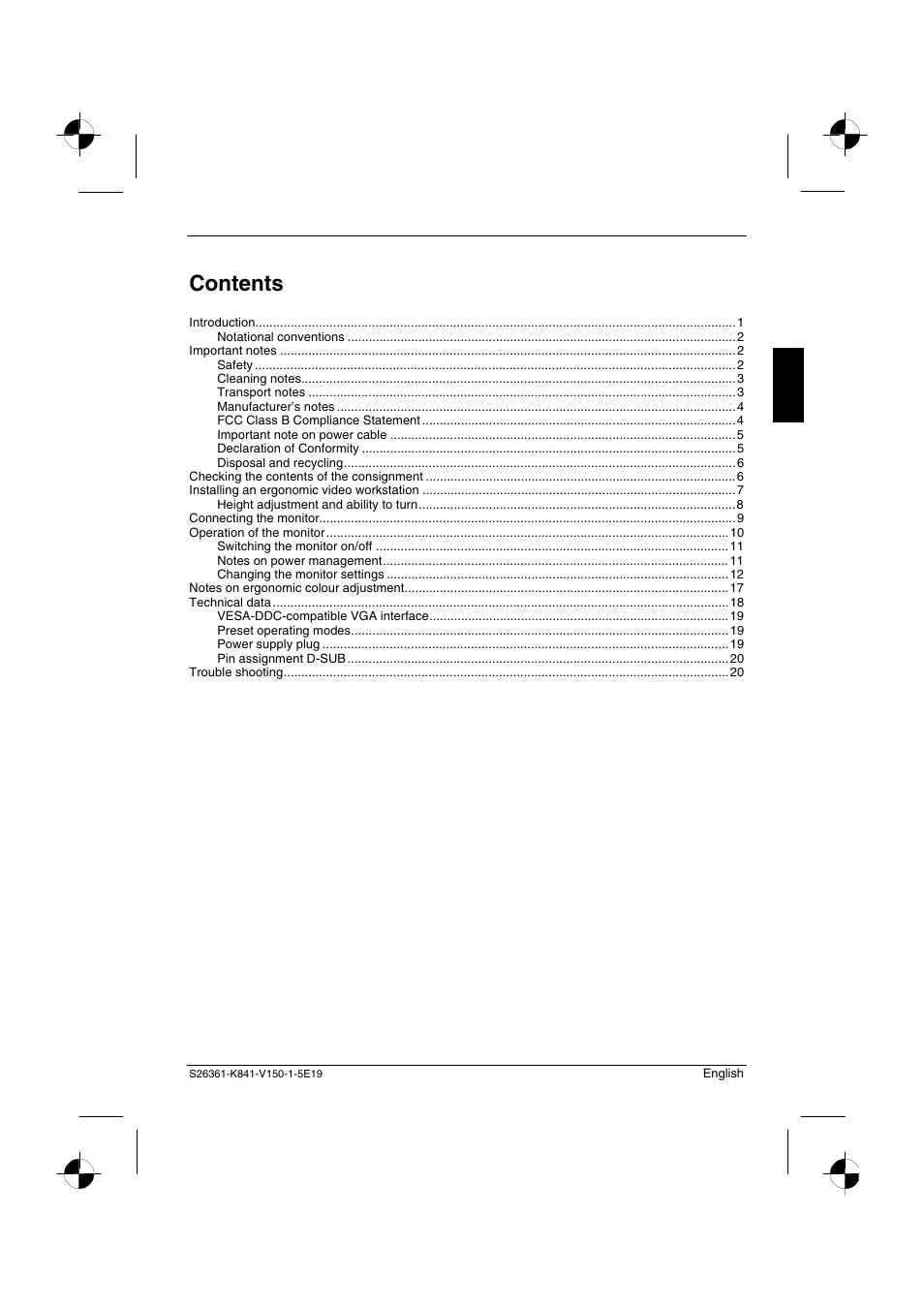 Fujitsu Siemens Computers 4312 FA User Manual | Page 2 / 26