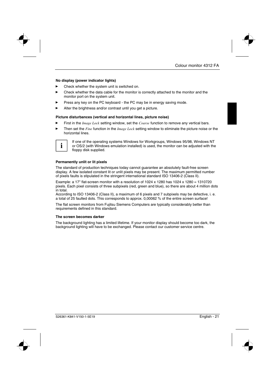 Fujitsu Siemens Computers 4312 FA User Manual | Page 24 / 26