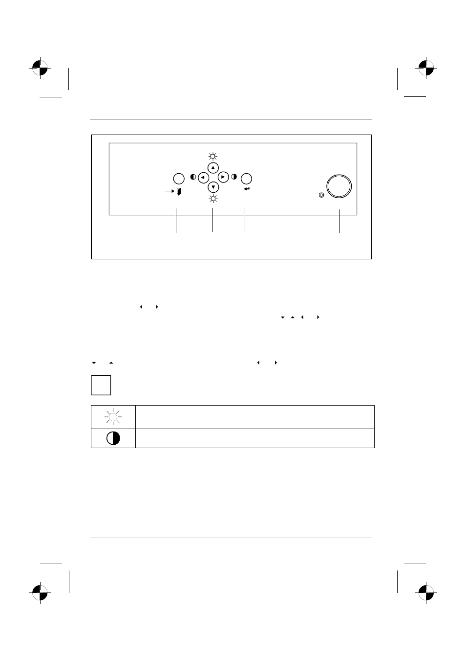 Adjusting the brightness and contrast | Fujitsu Siemens Computers 19P2 User Manual | Page 20 / 29