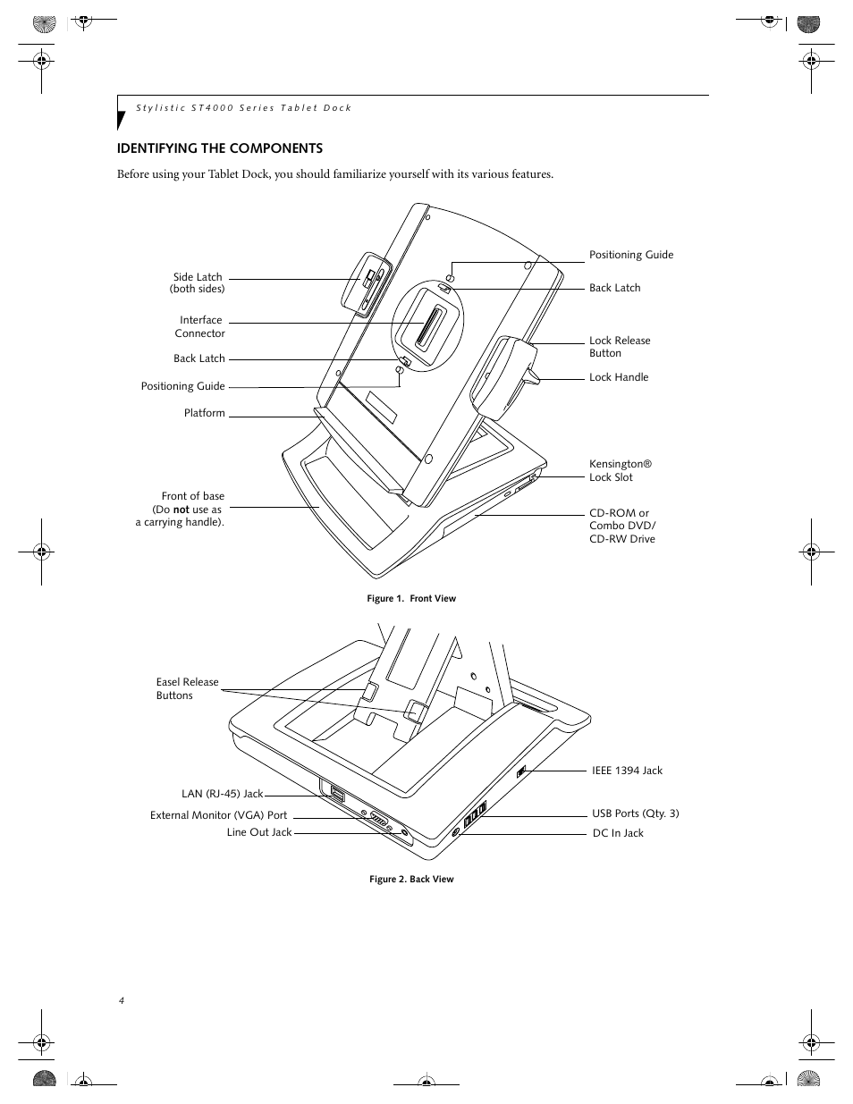 Fujitsu Siemens Computers Tablet Dock ST4000 Series User Manual | Page 4 / 12