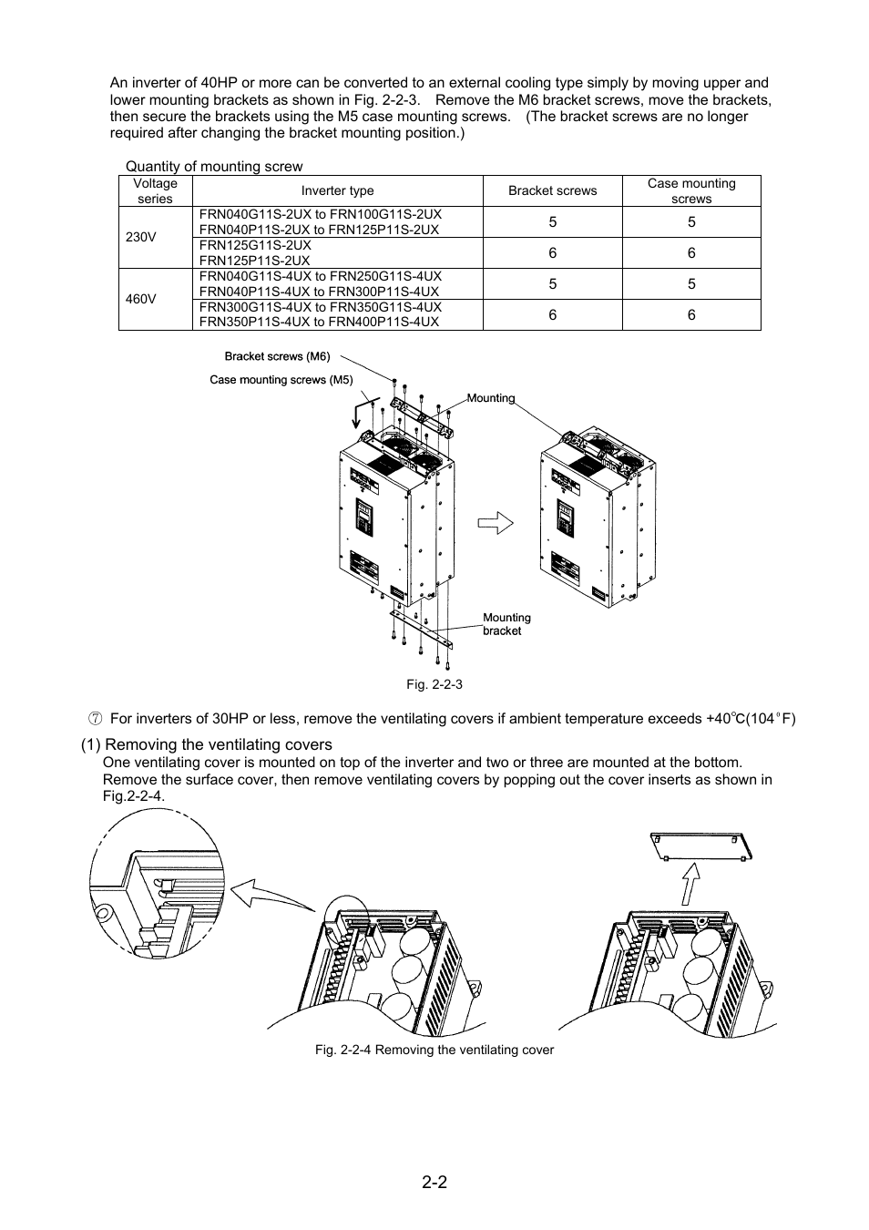 Fuji Bikes FRENIC 5000G11S/P11S User Manual | Page 14 / 132