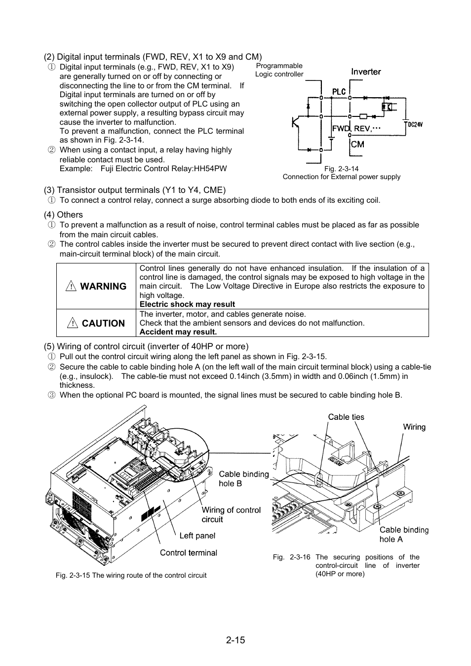 Fuji Bikes FRENIC 5000G11S/P11S User Manual | Page 27 / 132