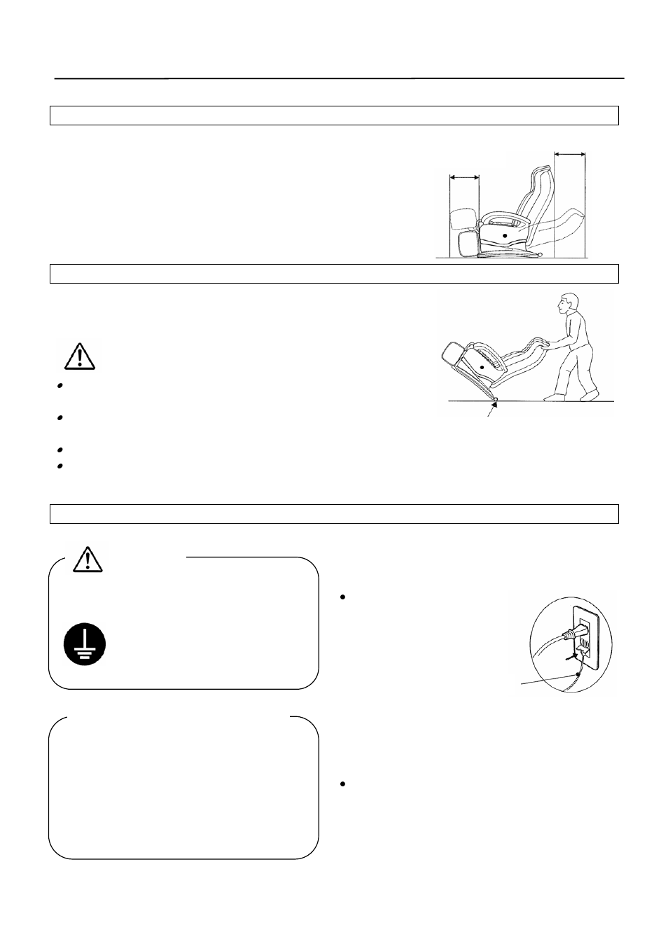 Preparation before use | Fuji Bikes Cyber-Relax AS-888 User Manual | Page 14 / 36