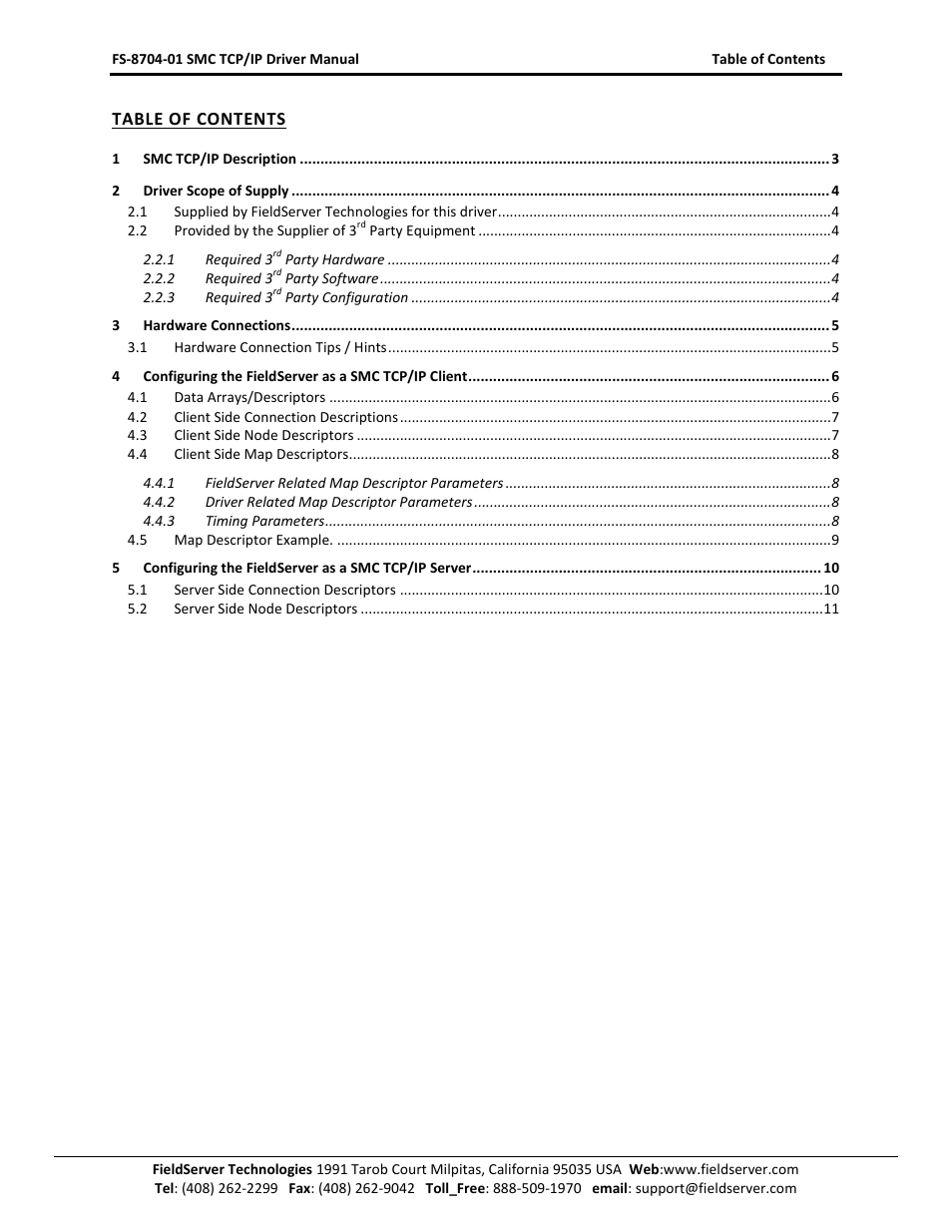 FieldServer FS-8704-01 User Manual | Page 2 / 12