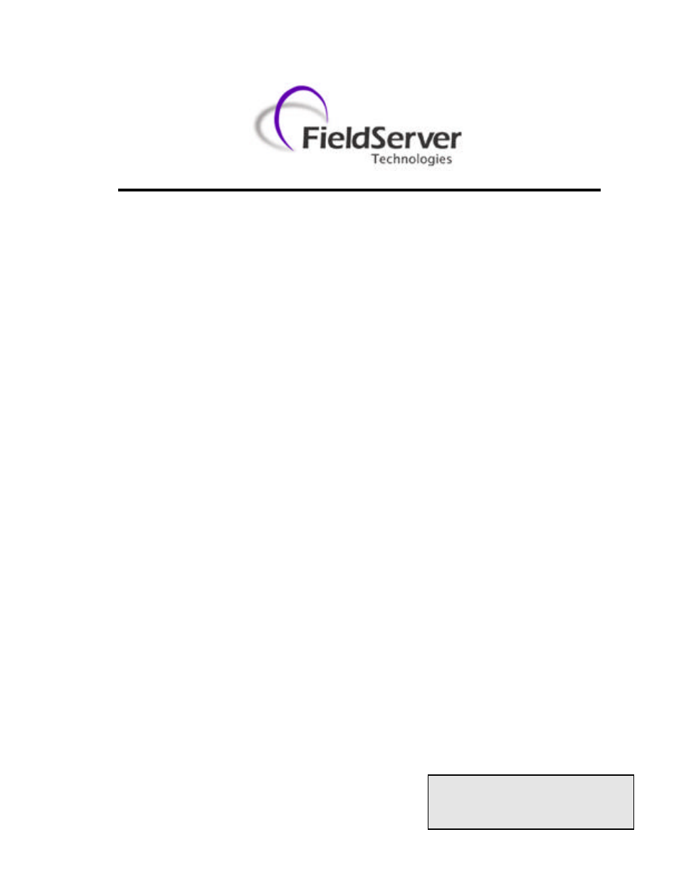 FieldServer FS-8700-54 User Manual | 8 pages