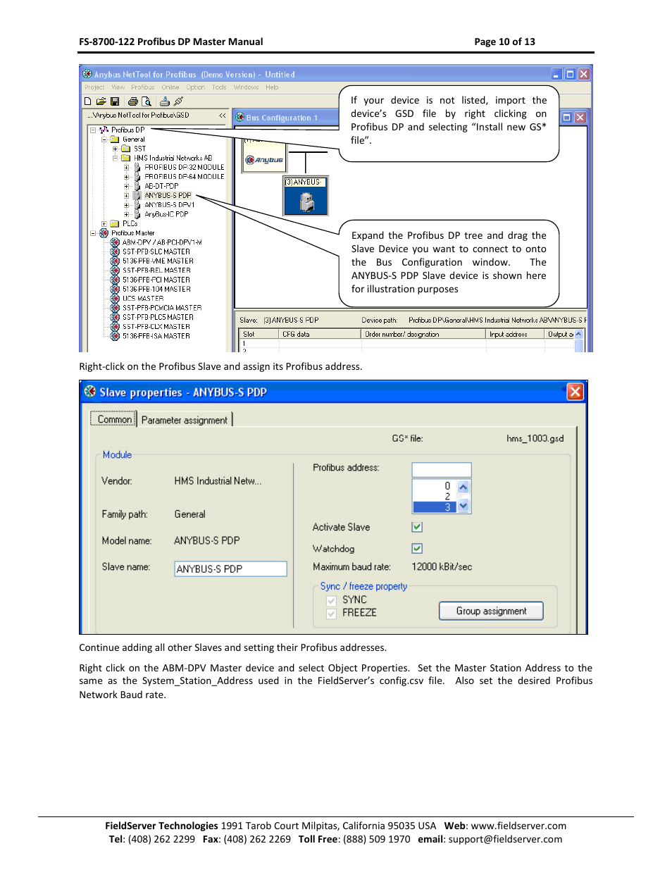 FieldServer A Sierra Monitor Company X30 User Manual | Page 10 / 13