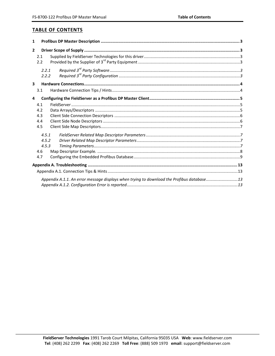 FieldServer A Sierra Monitor Company X30 User Manual | Page 2 / 13