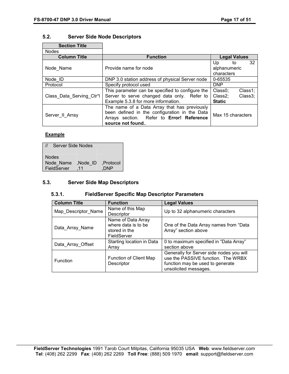 FieldServer FS-8700-47 User Manual | Page 17 / 51