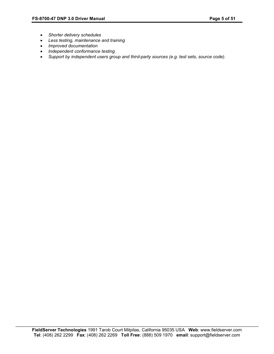 FieldServer FS-8700-47 User Manual | Page 5 / 51