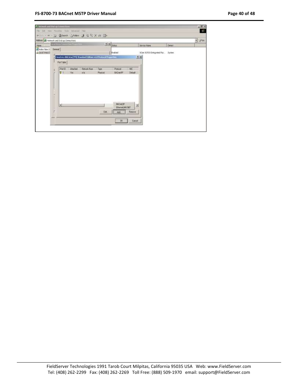 FieldServer FS-8700-73 User Manual | Page 40 / 48