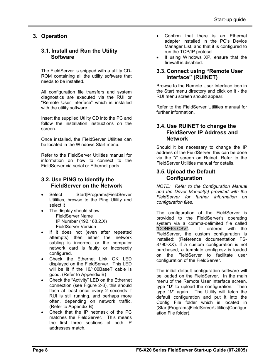 FieldServer FS-X20 User Manual | Page 9 / 13