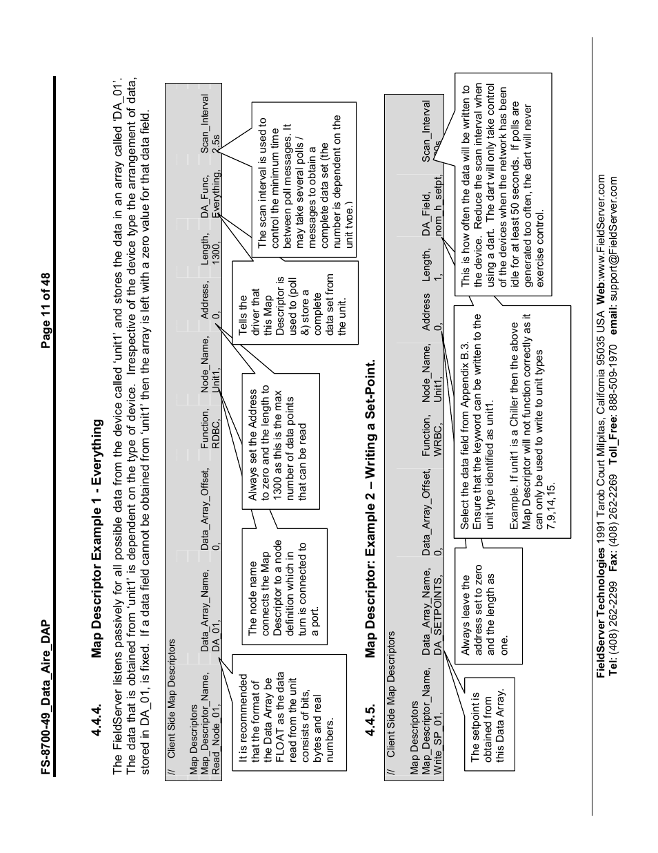 FieldServer Data Aire (DAP) FS-8704-49 User Manual | Page 11 / 48