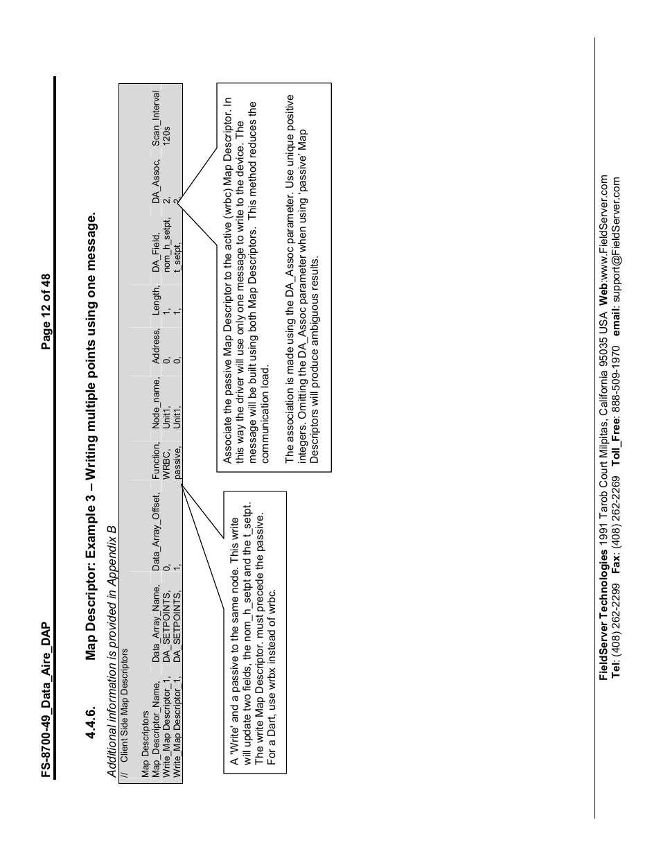 FieldServer Data Aire (DAP) FS-8704-49 User Manual | Page 12 / 48