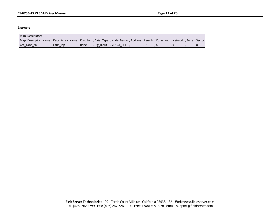 FieldServer FS-8700-43 User Manual | Page 13 / 28