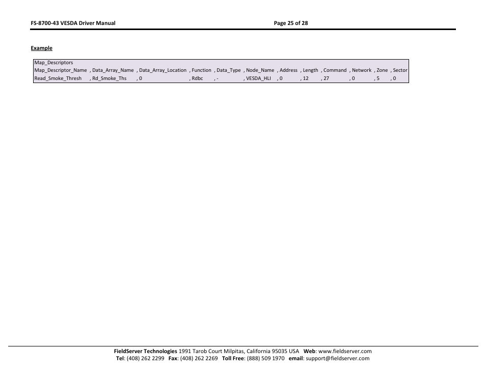 FieldServer FS-8700-43 User Manual | Page 25 / 28