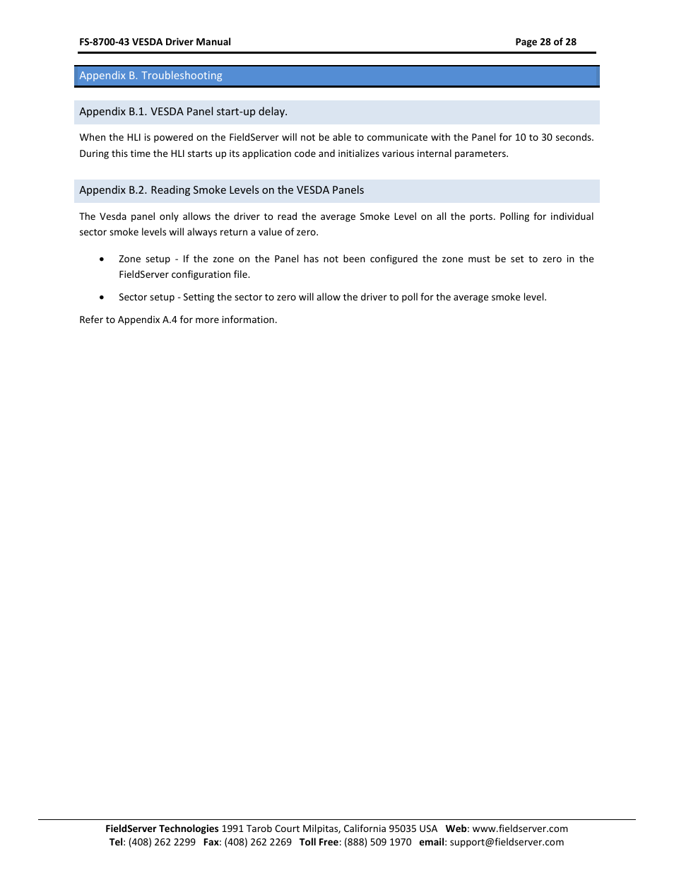 FieldServer FS-8700-43 User Manual | Page 28 / 28